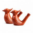 Premium Clay Bird Whistle Toy | Handmade Earthen Water Whistle  | Pack of 2...