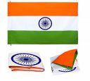 Premium Fabric Indian Flag (National Flag of India Size 20x30 inch)...
