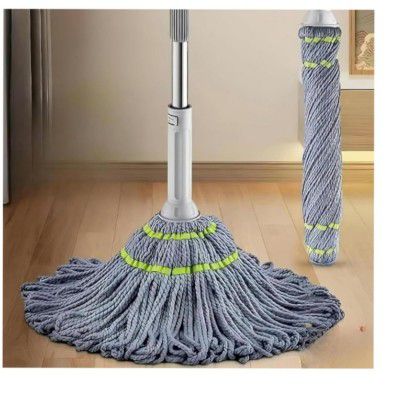 Premium Microfiber Floor Cleaning Mop | 360° Spin Twist Mop with Adjustable Handle