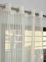 Fab Castle Premium Sheer Net Curtain for Window 5 Feet | Pack of 1, Cream...