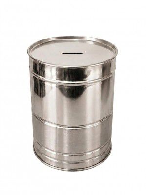 Premium Stainless Steel Fixed Piggy Bank Money Saving Box