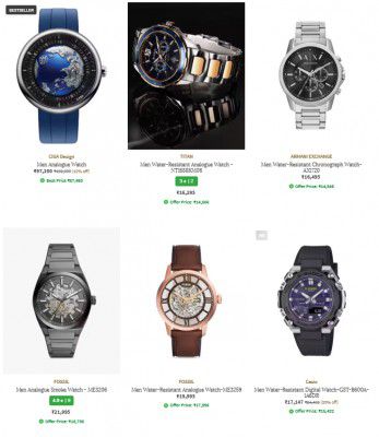 Ajio : Premium Watches Loot Citizen, Casio & More — Upto 50% + Extra 10% Upto ₹10,000 + ₹1250 Prepaid Off