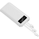 PremiumAV 10000mAh Power Bank with LED Display – 3-in-1 Built-in Cables...