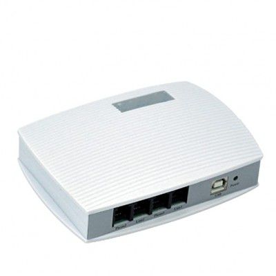 PremiumAV 2 Channels Voice Activated USB Telephone Recorder Telephone Monitor (White)