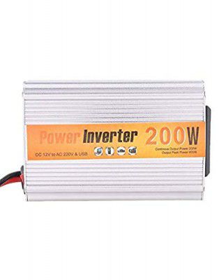PremiumAV DC to AC 200W Power Inverter with USB Port for Car Use Laptop, Mobile Charger