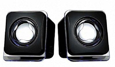 PremiumAV Kubix E-02B USB Powered Portable Multimedia Speaker (Black)