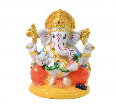 PremiumAV Lord Ganesha Idol for Home Temple Décor