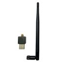 PremiumAV USB 600Mbps Wi-Fi Dongle/Adapter with Antenna (Black) (TB-MS-0136)...