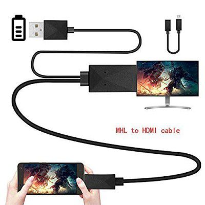 PremiumAV USB MHL to HDMI Cable Adapter (Black)