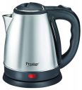 Prestige 1.5 Litres Electric Kettle (PKOSS 1.5)|1500W | Silver - Black| Automatic Cut-off | Stainless Steel Single-Touch Lid Locking...