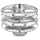 Prestige 4 Stainless Steel Idly Plates| Cook 16 Idlis At Once with 4 Plates| Convenient| Versatile...