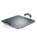 Prestige Aluminium Omega Select Plus Residue Free Non-Stick Heavy Gauge Square Tawa, 30 cm, Black...