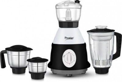 Prestige Atlas Terra 750 W Juicer Mixer Grinder (4 Jars, Black)