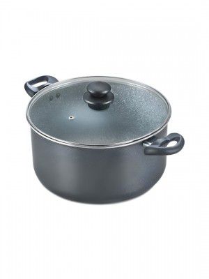 Prestige Black Aluminium Induction Base Non-stick Sauce Pan