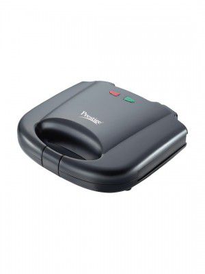 Prestige Black PGMFB Sandwich Toasters With fixed Grill Plate-800W