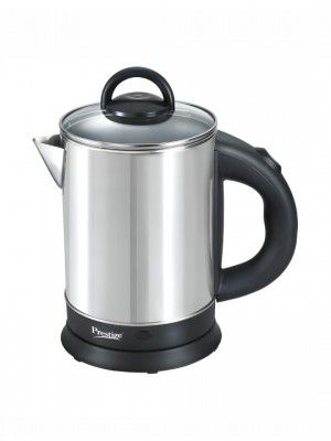 Prestige Black & Silver Electric Kettle 1.7 L