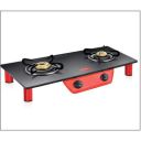 Prestige Breeze Gas Tables - 2 Burners (Black, Glass, Manual Ignition)...