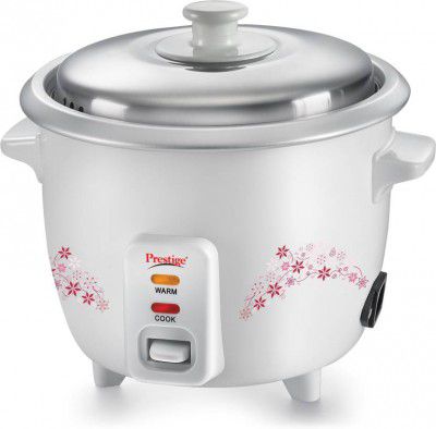 Prestige Delight PRWO - 1.0 Electric Rice Cooker (1 L, White)