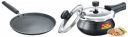 Prestige Deluxe Duo Plus Induction Base Aluminum Outer Lid Pressure Cooker ...