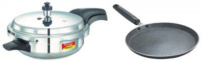 Prestige Deluxe Plus Induction Base Junior Pan Aluminium Outer  