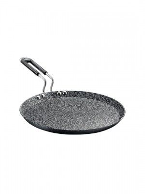 Prestige Durastone Hard Anodised Black Induction Base 6 Layer Non-Stick Omni Tava 27 cm