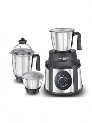 Prestige Endura Black 1000W Mixer Grinder with Ball Bearing Technology 3 Jars