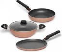 Prestige Festival Pack - Build Your Kitchen Induction Bottom Non-Stick Coated Cookware Set (Aluminium, 3 - Piece)...
