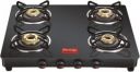 Prestige (GTM04) 4 Burner Glass Manual Gas Stove ...