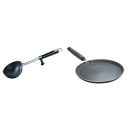 Prestige Hard Anodised Tadka Pan- 100 mm + Prestige Omega Deluxe Granite Dosa Tawa, Black, 250 mm...