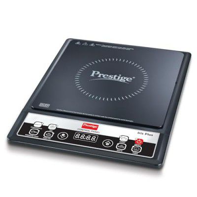 Prestige Iris Plus 1600 Watts Induction Cooktop | 1 Year Warranty | Black