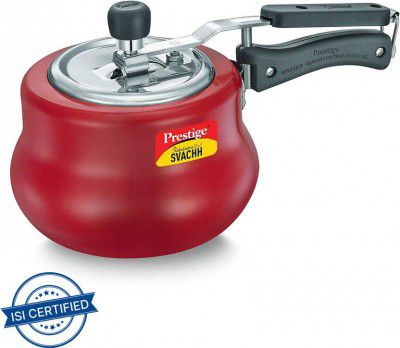 Prestige Nakshatra Duo Plus Svachh Handi 3 L Inner Lid Induction Bottom Pressure Cooker (Aluminium)