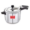 Prestige Nakshatra Plus Svachh Aluminium Straight Wall Inner Lid Pressure Cooker - Silver, 5 L, 5 Liter...