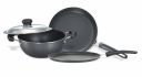 Prestige Non-Stick 3 Pc Cookware Set with Stainless Steel Lid | 1Y Warranty | ISI...