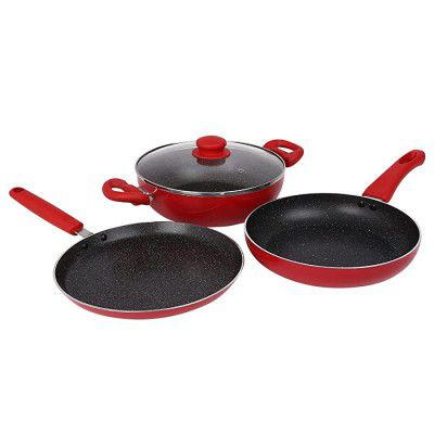 Prestige Omega Deluxe Red Aluminium Non-Stick  