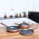 Prestige Omega Festival Pack - Build Your Kitchen Induction Bottom Non-Stick Coated Cookware Set  (Aluminium, 3 - Piece)...