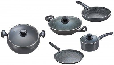 Prestige Omega Granite Aluminium Kitchen Set