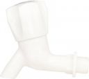 Prestige Polo Bib Cock White Pack Of 1 Bib Tap Faucet (Wall Mount Installation Type)...