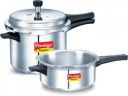 Prestige Popular Plus 5 L, 3 L Induction Bottom Pressure Cooker (Aluminium)...