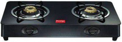 Prestige ROYALE 2 BURNER GLASS TOP GAS STOVE Glass Manual Gas Stove 