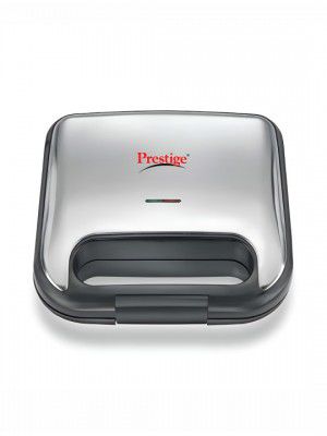 Prestige Silver toned PSDP 03-SS Sandwich Toaster With Fixed & Deep Sandwich Plates 750 W