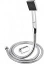 Prestige Square Hand Shower Telephonic with 1mtr SS Shower Tube and Wall Hook Shower Head WALL MOUNT Shower Head...