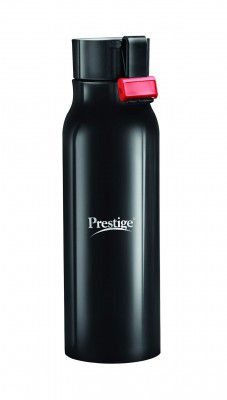 Prestige SS Water Bottle PSWBC-09 350 ML (Stainless Steel, Black)