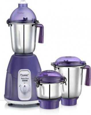 Prestige Stylo Plus 550 Mixer Grinder (3 Jars)