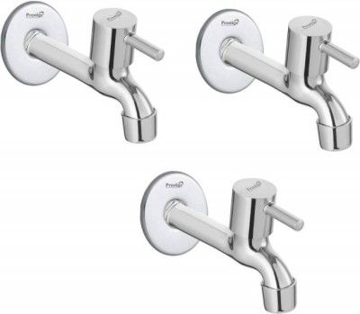 Prestige Turbo Long body Bib Tap Faucet Pack of 3 (Wall Mount Installation Type)