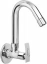 Prestige Wall Mount Installation Type Passion Sink Cock Pillar Brass Tap - Silver...