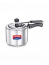 PrestigeSilver Toned & Black Stainless Steel Pressure Cooker 3.0L...