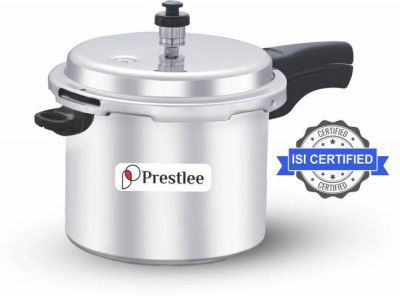 Prestlee DELUXE 5 Liter Aluminium Outer lid Pressure Cooker