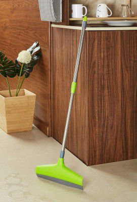 Amazon Brand - Presto! Floor Wiper with Telescopic Rod, 30 cm wide