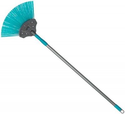 PRESTO! JHALA Broom with 150 CM Large Metal Handle | Household Cleaning Tool |(Grey)