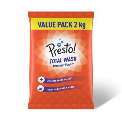 Presto! Total Wash Detergent Powder | 2 Kg
